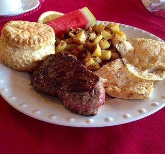 Product: Stake & Eggs - Sticky Fingers Bakery & Cafe in Naches, WA Bakeries