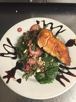 Product: Salmon Salad - Sunflower Cafe in Charleston, SC American Restaurants Product: Salmon Salad - Sunflower Cafe in Charleston, SC American Restaurants