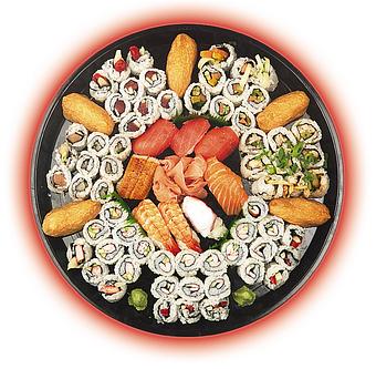 Product: Party Platters Available - Sushi Go in Downtown Wakefield in the heart of South County - Wakefield, RI Japanese Restaurants