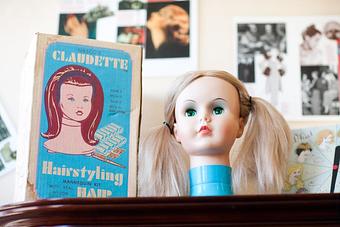 Product: Retro hair styling doll - 50s - Suz Pratt The Holistic Stylist in Ferguson Historic Business District ~ Jeske Park - Ferguson, MO Beauty Salons