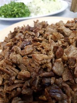 Product: We had a rare occasion where two men came in and ordered a pound of Carne Asada to sit down and eat here at the restaurant. Made their own tacos as they pleased on their table. - Taqueria Los Gordos in Redding, CA Mexican Restaurants