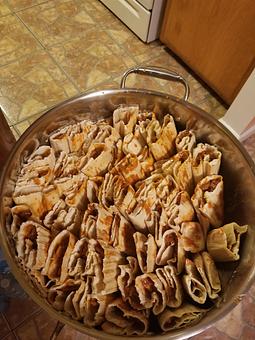 Product: The tragic thing about making homemade tamales is the savory smell flooding the house, and not being able to eat them all! Here we have a preview of tamales before they are served onto your plate. - Taqueria Los Gordos in Redding, CA Mexican Restaurants