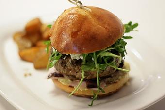 Product: Lamb Burger  - Tarla Mediterranean Bar + Grill in Downtown Napa - Napa, CA Greek Restaurants