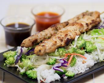 Product: Chicken Skewers - Teriyaki Yogi in Palm Springs, CA Japanese Restaurants