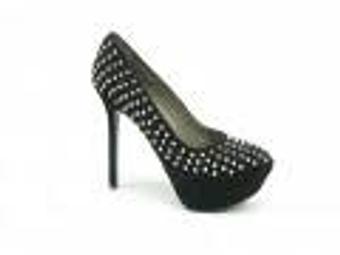 Product: Jay Adoni Venezia Studded High Heels - The Black Boot and Shoe Company in Passaic, NJ Shoe Store