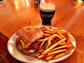 Product: Pulled Pork Sandwich - The Brass Ring in Madison, WI Bars & Grills