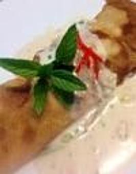 Product: Seafood Crepe - The Brentwood Restaurant & Wine Bistro in Little River, SC European Cuisine
