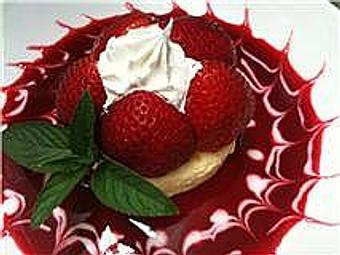 Product: Strawberry shortcake - The Brentwood Restaurant & Wine Bistro in Little River, SC European Cuisine