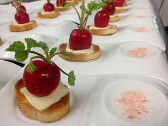 Product: Radishes Himalayan Sea Salt, Butter & Baguette - The Brentwood Restaurant & Wine Bistro in Little River, SC European Cuisine