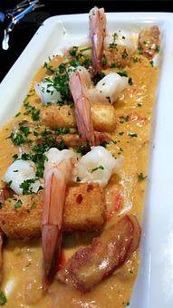 Product: Shrimp & Grits - The Brentwood Restaurant & Wine Bistro in Little River, SC European Cuisine