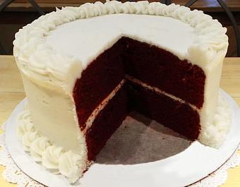 Product: Red Velvet Cake - The Bunnery Bakery & Restaurant in Downtown Jackson - Jackson, WY American Restaurants