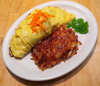 Product: Vegetarian Omelette - The Bunnery Bakery & Restaurant in Downtown Jackson - Jackson, WY American Restaurants