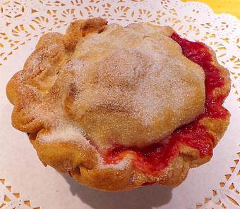 Product: Strawberry Rhubarb Pie - The Bunnery Bakery & Restaurant in Downtown Jackson - Jackson, WY American Restaurants