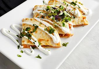Product: Cochon Quesadillas - The Carousel Bar & Lounge in French Quarter - New Orleans, LA Drinking Establishments