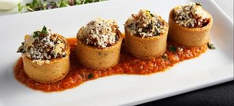 Product: Vegetable Au Gratin Tarts - The Carousel Bar & Lounge in French Quarter - New Orleans, LA Drinking Establishments