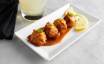 Product: Blue Crab & Corn Beignets - The Carousel Bar & Lounge in French Quarter - New Orleans, LA Drinking Establishments