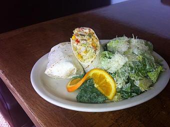 Product: Join us for a South Western Chicken Wrap - The Crow's Nest at Clover Island Inn in Kennewick, WA American Restaurants