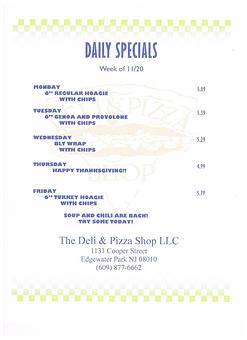 Product - The Deli & Pizza Shop in Beverly, NJ Pizza Restaurant