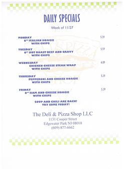 Product - The Deli & Pizza Shop in Beverly, NJ Pizza Restaurant