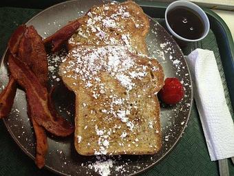Product: Deep Fried French Toast topped off with Powder Sugar - The Elephant Shack in Woodland, CA American Restaurants