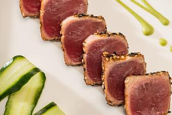 Product: Seared Tuna Appetizer - The Fish House Restaurant in Peoria, IL Seafood Restaurants