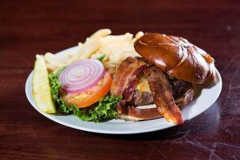 Product: All American Bison Burger - The Franklin Tap in Financial District - Chicago, IL American Restaurants