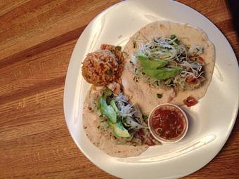 Product: Tilapia Tacos - The Lantern Of Lake Forest in Lake Forest, IL American Restaurants