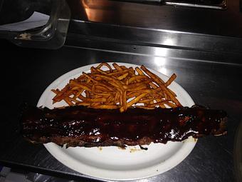 Product: Full Slab w/ seasoned fries - The Lantern Of Lake Forest in Lake Forest, IL American Restaurants