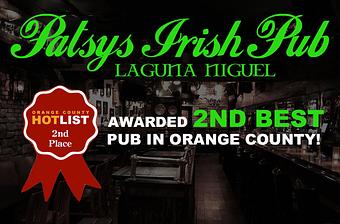 Product - The Original Patsy's Irish Pub, Laguna Niguel in Laguna Niguel, CA Bars & Grills