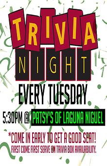 Product - The Original Patsy's Irish Pub, Laguna Niguel in Laguna Niguel, CA Bars & Grills