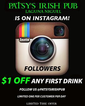Product - The Original Patsy's Irish Pub, Laguna Niguel in Laguna Niguel, CA Bars & Grills