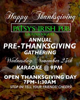 Product - The Original Patsy's Irish Pub, Laguna Niguel in Laguna Niguel, CA Bars & Grills