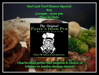 Product - The Original Patsy's Irish Pub, Laguna Niguel in Laguna Niguel, CA Bars & Grills