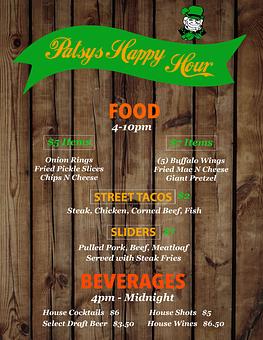 Product - The Original Patsy's Irish Pub, Laguna Niguel in Laguna Niguel, CA Bars & Grills
