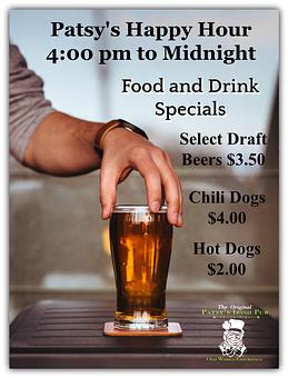 Product - The Original Patsy's Irish Pub, Laguna Niguel in Laguna Niguel, CA Bars & Grills