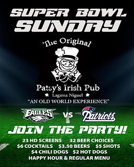 Product - The Original Patsy's Irish Pub, Laguna Niguel in Laguna Niguel, CA Bars & Grills