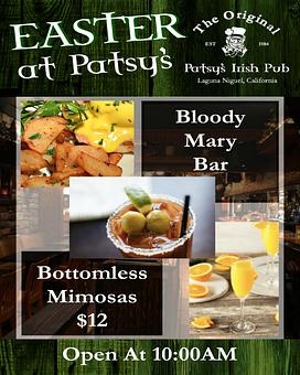 Product - The Original Patsy's Irish Pub, Laguna Niguel in Laguna Niguel, CA Bars & Grills
