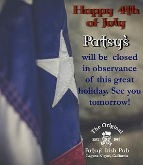 Product - The Original Patsy's Irish Pub, Laguna Niguel in Laguna Niguel, CA Bars & Grills