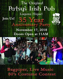 Product - The Original Patsy's Irish Pub, Laguna Niguel in Laguna Niguel, CA Bars & Grills