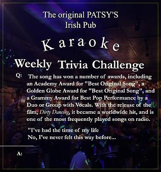Product - The Original Patsy's Irish Pub, Laguna Niguel in Laguna Niguel, CA Bars & Grills