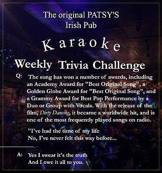 Product - The Original Patsy's Irish Pub, Laguna Niguel in Laguna Niguel, CA Bars & Grills