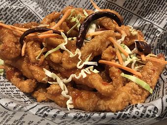 Product: Breaded steak strips tossed in sweet spicy sauce - The Original Patsy's Irish Pub, Laguna Niguel in Laguna Niguel, CA Bars & Grills