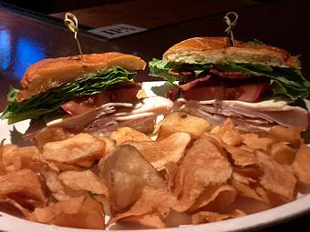 Product: Late night Turkey Sandwich with house-made kettle chips - The Original Patsy's Irish Pub, Laguna Niguel in Laguna Niguel, CA Bars & Grills