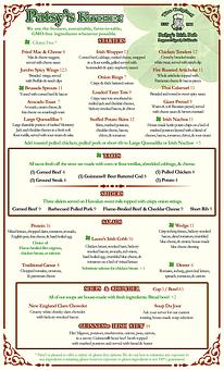 Product - The Original Patsy's Irish Pub, Laguna Niguel in Laguna Niguel, CA Bars & Grills