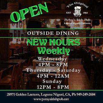 Product - The Original Patsy's Irish Pub, Laguna Niguel in Laguna Niguel, CA Bars & Grills