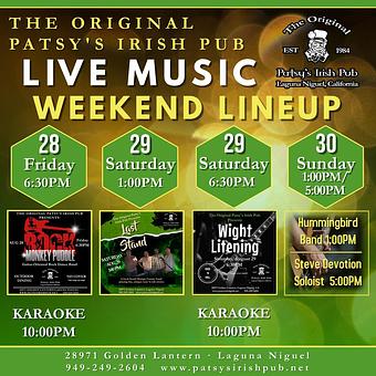 Product - The Original Patsy's Irish Pub, Laguna Niguel in Laguna Niguel, CA Bars & Grills