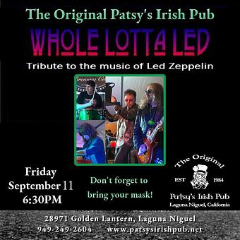 Product - The Original Patsy's Irish Pub, Laguna Niguel in Laguna Niguel, CA Bars & Grills