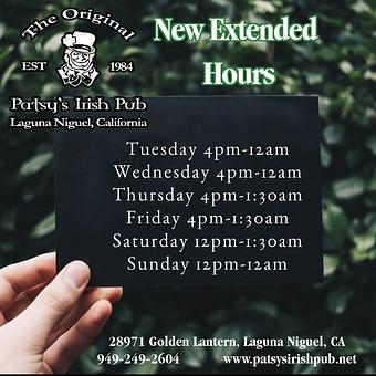 Product - The Original Patsy's Irish Pub, Laguna Niguel in Laguna Niguel, CA Bars & Grills