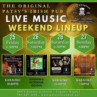 Product - The Original Patsy's Irish Pub, Laguna Niguel in Laguna Niguel, CA Bars & Grills