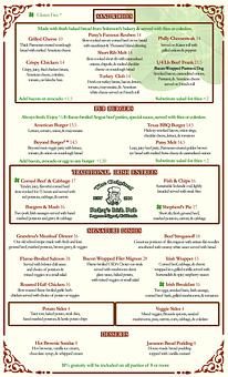 Product - The Original Patsy's Irish Pub, Laguna Niguel in Laguna Niguel, CA Bars & Grills